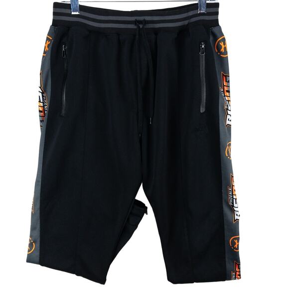 HK Army Paintball Joggers Men's Large Black Zip Cuffs Drawstring Phoenix Rising - Picture 1 of 12
